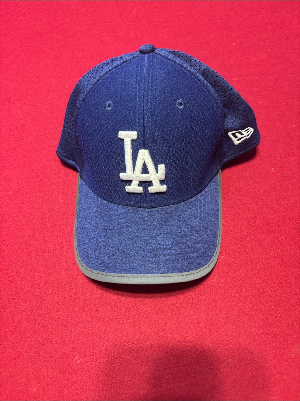 New Era LA Dodgers Navy Blue Mesh Baseball Cap with White Logo